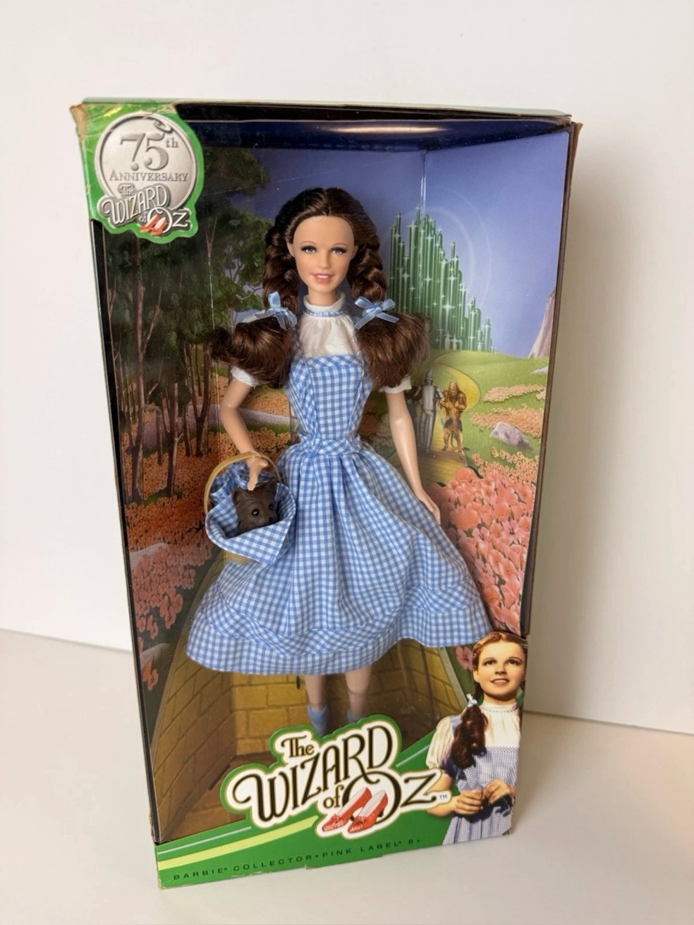 Barbie‎ Wizard of Oz Dorothy 75th Anniversary Pink Label Doll w/ COA Mattel